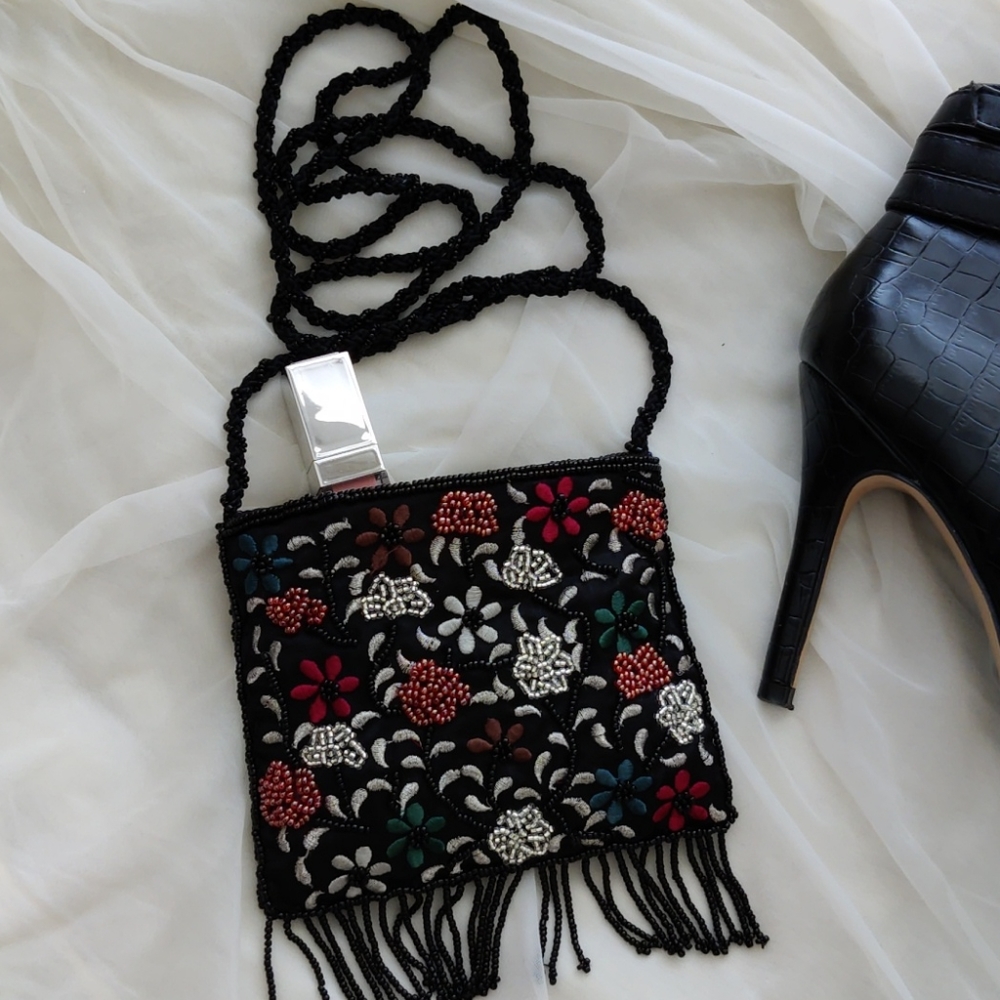 Cache Beaded Crossbody